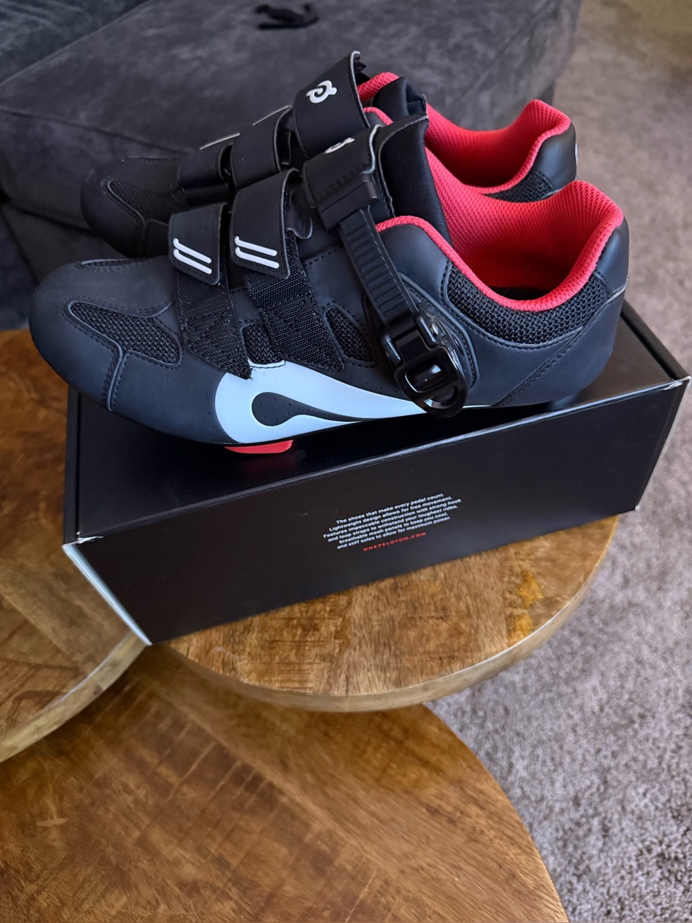PELOTON BIKE RIDING SHOES WITH CLEATS- SIZE 41 (EQUALS WOMENS 10)